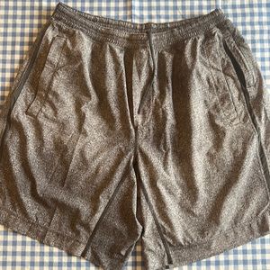 Gray Lined Lululemon Athletic Shorts